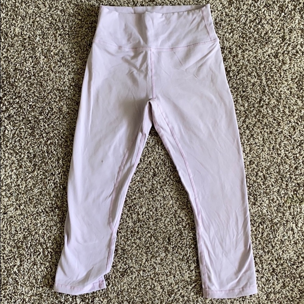 TilYouCollapse Lilac Cropped Leggings- Small